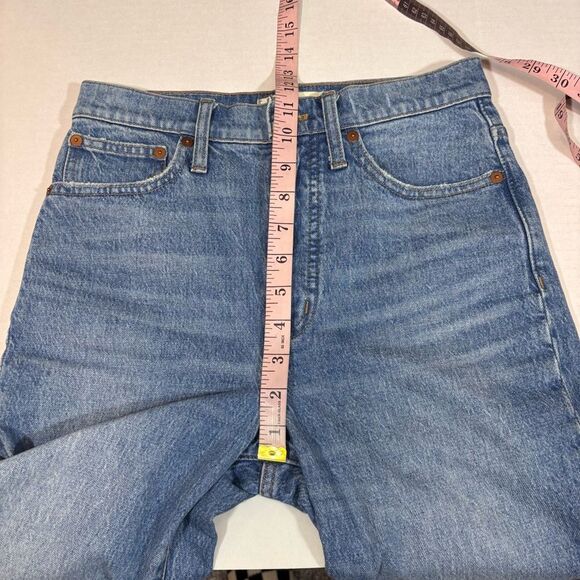 Madewell Classic Straight Jeans in Nearwood Wash Size 24 M3520 - Picture 15 of 16
